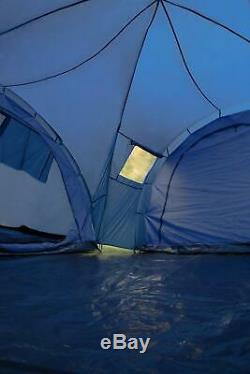 Montagne Entrepôt De Vacances 6 Man Dome Tente Grand Abri Camping Couchage