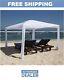 New Cool Cabanas Upf50, 50 + Protection Fournir Uv, 8pockets Blanc De Grande Taille