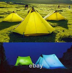 Nouveau 3f Lanshan 2 Ultralight 2person Wild Camping Tente Lightweight 3 Season Green