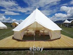 Nouvelle Tente 900d Oxford 5m Bell Tente Glamping Pour Le Camping En Famille Toutes Les Saisons