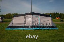 OLPRO Stafford 6.0 Tente Tunnel Grise 6 Personnes, Imperméable, Écran en Maille, 2 Portes