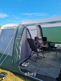 Outdoor Revolution Atom 600, tente tunnel gonflable 6 places, 3 saisons + tous les accessoires