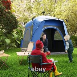 Outsunny Tente de Camping Automatique 4 Personnes, Tente Pop-Up Extérieure, Portable