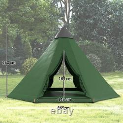 Outsunny Tente de camping familiale spacieuse pour 6 à 7 personnes avec sac de transport reconditionnée