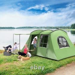 Outsunny Tente tunnel pour 3-4 personnes avec tapis de sol cousu, imperméabilité 3000 mm, reconditionnée