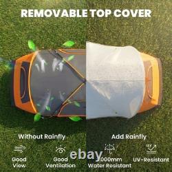 Outsunny tente de camping 2 pièces avec double-toit imperméable et panneaux moustiquaires reconditionnée