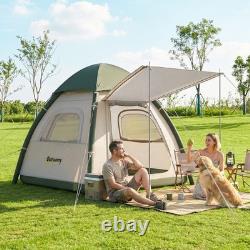 Outsunny tente de camping gonflable pour 3 personnes avec double-toit imperméable 3000 mm, reconditionnée