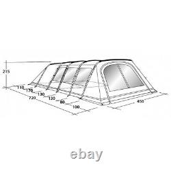 Outwell Drummond 7 Tunnel Tent, S’adapte À 7 Personnes