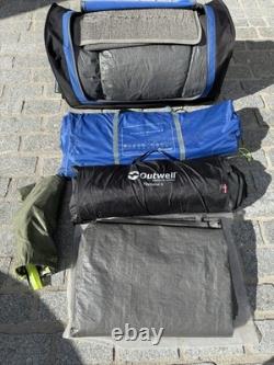 Outwell Montana 6P tente pour 6 personnes + extension d’auvent + tapis de sol + tapis BUNDLE