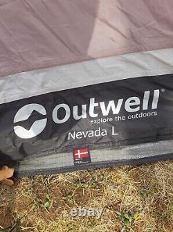 Outwell Nevada L Tente & Empreinte En Condition Immaculée Dorme 6 Avec Extras