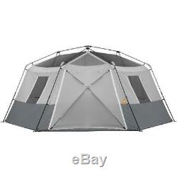 Ozark Trail 17' X 15' Grand Hexagone Tente De Camping Dépliable Pop Up Facile Capacité D'accueil 11