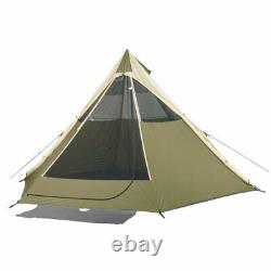 Ozark Trail Khaki 8 Personne Teepee Tent Indien Wigwam Grand Pliable Extérieur
