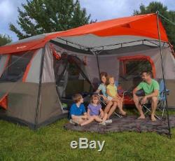 Ozark Trail Large 12 Personnes 3 Chambres Abri Extérieur Tente Instantanée Camping Randonnée