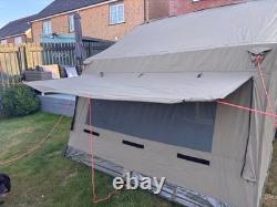 Oztent RV-3 Tente dôme verte en toile pour 3 personnes 4 saisons avec sac de transport