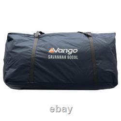 Pack de tente Vango Savannah 600xl pour 6 personnes avec armature et sous-tapis