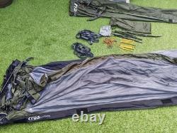 Paire (2x) de tentes hamac hybrides Crua Outdoors pour 1 personne, zippables ensemble, excellent état