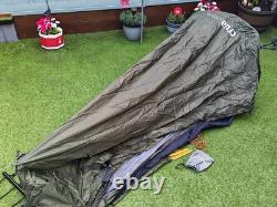 Paire (2x) de tentes hamac hybrides Crua Outdoors pour 1 personne, zippables ensemble, excellent état
