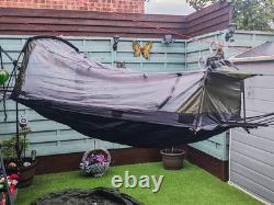 Paire (2x) de tentes hamac hybrides Crua Outdoors pour 1 personne, zippables ensemble, excellent état