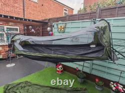 Paire (2x) de tentes hamac hybrides Crua Outdoors pour 1 personne, zippables ensemble, excellent état