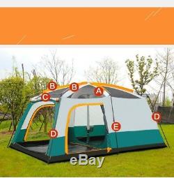Polyester Extérieur Ultra-large De Double Couche De Tente De Camping Imperméable 4500mm