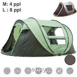 Portable Extérieur Imperméable À L’eau Big Large Family Instant Pop Up Beach Camping Tent