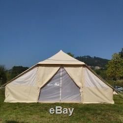 Royaume-uni Grand Camping Famille Expédié En Toile De Coton Touareg Tente Pour 810 Personnes