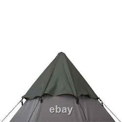 Sac de transport pour tente de camping pour grande famille de 6-7 personnes avec fenêtre en maille