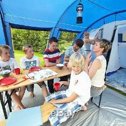 Skandika Canyon II 5 Personne / Homme Famille Tente Tunnel Large Camping Blue Nouveau