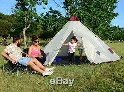 Skandika Tipii 200 6 Personnes Tipi Tipi Grande Tente De Camping Festival En Plein Air