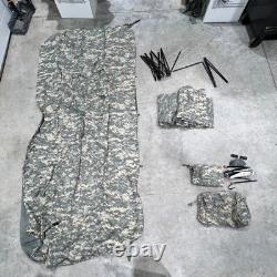 Système de Shelter de Combat Tente ACU de l'Armée Américaine pour Une Personne Très Bon État Complet