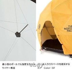 TENTE DOME THE NORTH FACE Geodome 4 NV21800 Jaune Safran 4 Personnes Camping Extérieur