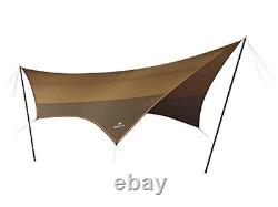 Tarp Hexa L Set Snow Peak Amenity TP-851SR Grande tente d’abri pour camping en plein air