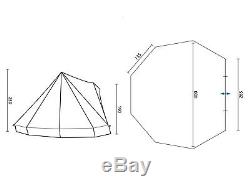 Tent Man Camping 6-8 Person Outdoor Tent Large Large Sewn-in Floorvacationquickshelter