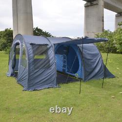 Tente 15 personnes toile camping famille randonnée cadre tunnel grande légère