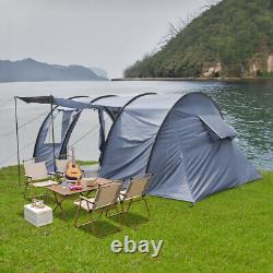 Tente 15 personnes toile camping famille randonnée cadre tunnel grande légère