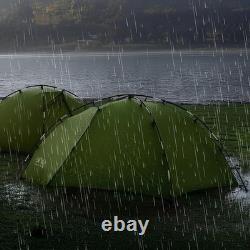 Tente 2 personnes double couche facile à monter étanche camping randonnée festival