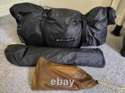 Tente 3F UL Gear Taiji 2 kaki, neuve, autoportante, ultralégère, pour 2 personnes, vélo et randonnée
<br/> 
