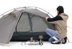Tente 3F UL Gear Taiji 2 kaki, neuve, autoportante, ultralégère, pour 2 personnes, vélo et randonnée<br/> 	 	 