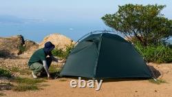 Tente 3F UL Gear Taiji 2 kaki, neuve, autoportante, ultralégère, pour 2 personnes, vélo et randonnée
	<br/> 	