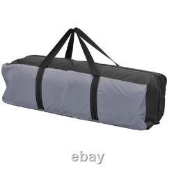 Tente 4 personnes grise extérieure instantanée popup abri de sommeil camping randonnée vidaXL