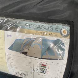 Tente 6 personnes Wynnster Pegasus Camping Familial Grande Tente 2 Chambres RRP299£