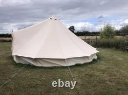 Tente Bell StoveMate 6m en toile naturelle ignifugée 360gsm avec tapis et moquette