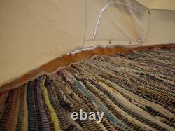 Tente Bell StoveMate 6m en toile naturelle ignifugée 360gsm avec tapis et moquette