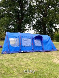 Tente Berghaus Air 400XL Nightfall avec chambres assombries et espace porche intégré