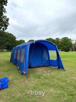 Tente Berghaus Air 400XL Nightfall avec chambres assombries et espace porche intégré