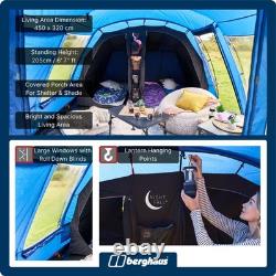 Tente Berghaus Easy to Pitch Adhara 700 Nightfall avec sol intégré