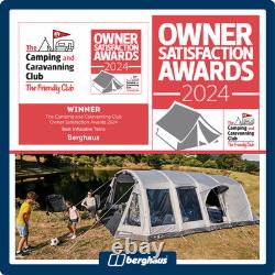 Tente Berghaus Telstar 5 Nightfall avec technologie de chambre assombrie à structure Air Beam