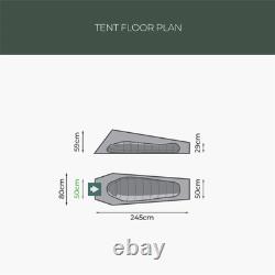 Tente Bivvy Highlander FALCON Vert Pin 1 Personne Camping TEN165-PG