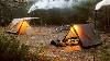 Tente Chaude Camping Dans Les Températures Verglaçantes