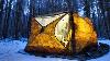 Tente Chaude Camping Tente D'ours Russe Notre Hiver A Commencé En Novembre
